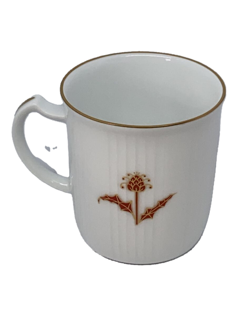 【中古】大倉陶園◆洋食器その他/マグカップ/WHT【キッチン用品】