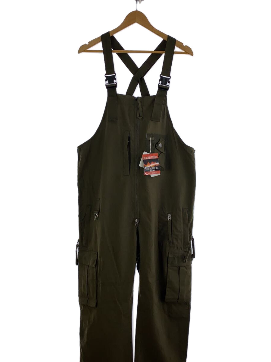 【中古】grn◆火遊び本気ビッグベンオーバーオール/L/コットン/KHK/GO3228Q【メンズウェア】