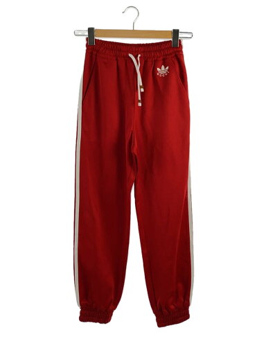 【中古】GUCCI◆ボトム/XXS/ポリエステル/RED/721641/23SSジョギングパンツ//【レディースウェア】 【中古】GUCCI◆ボトム/XXS/ポリエステル/RED/721641/23SSジョギングパンツ//【レディースウェア】
