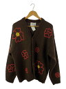 【中古】ChahChah◆カーディガン(厚手)/--/ウール/BRW【メンズウェア】