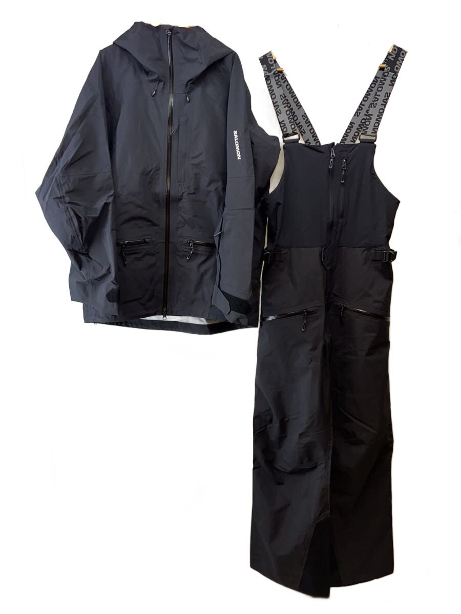 【中古】salomon◆ウェアー/M/BLK/ABSOLUTE 3L/JKT/PANTS【スポーツ】