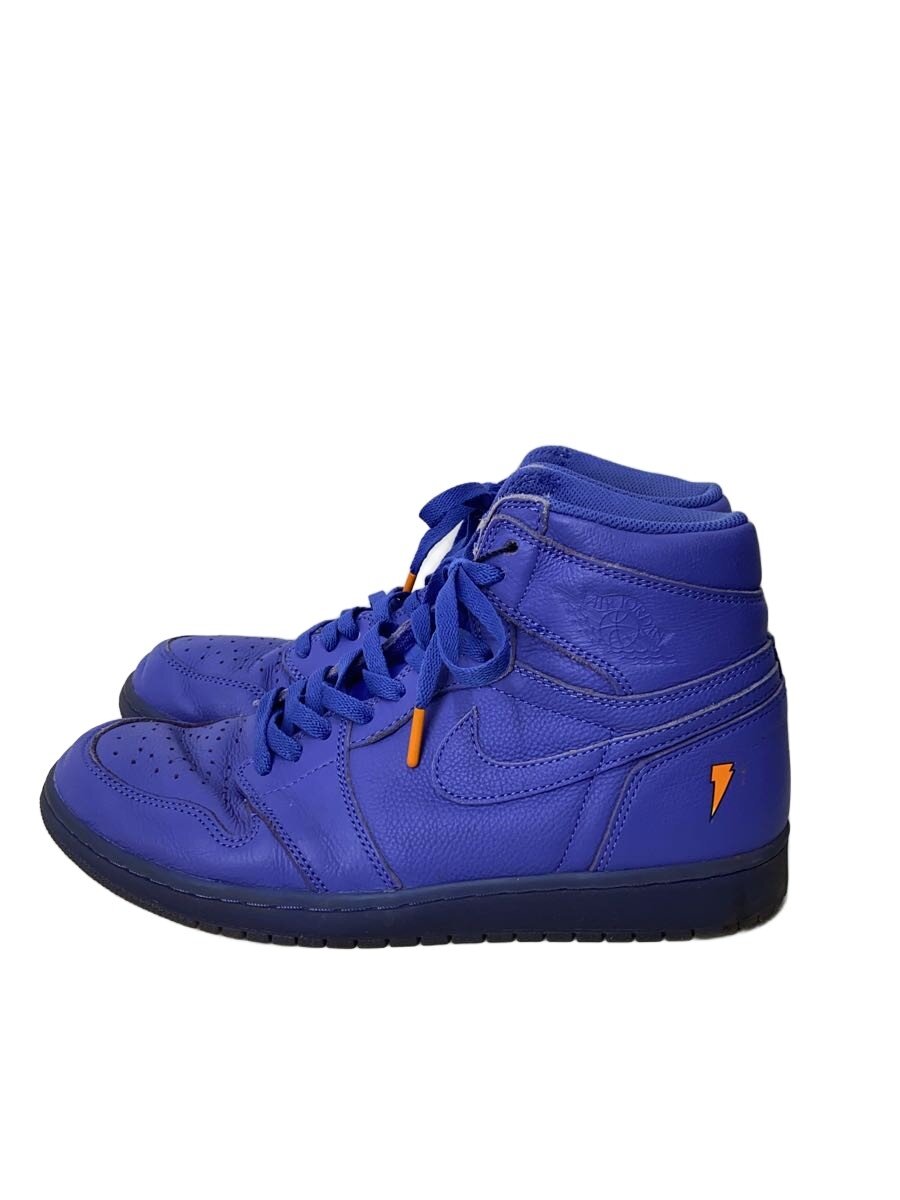 NIKE◆AIR JORDAN 1 RETRO HI OG G8RD/エアジョーダンレトロハイ/ブルー/AJ5997-555//