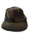 【中古】Woolrich◆キャップ/--/ウール/マルチカラー/オンブレCK/メンズ//【服飾雑貨他】
