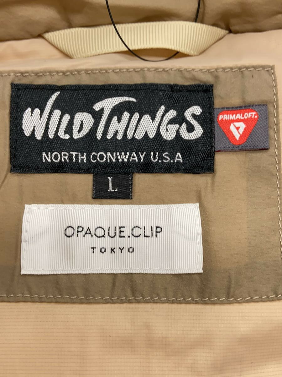 【中古】WILDTHINGS◆WILDTHINGS/ダウンベスト/L/ナイロン/BEG/WT21560SN-OQ【レディースウェア】 3