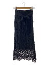 【中古】SNIDEL◆ロングスカート/O/コットン/BLK/無地/SWFS241195//【レディースウェア】