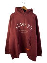 【中古】ALWAYS OUT OF STOCK◆Switched Nostalgic Pullover/XL/コットン/BRD/HA-022303222【メンズウェア】