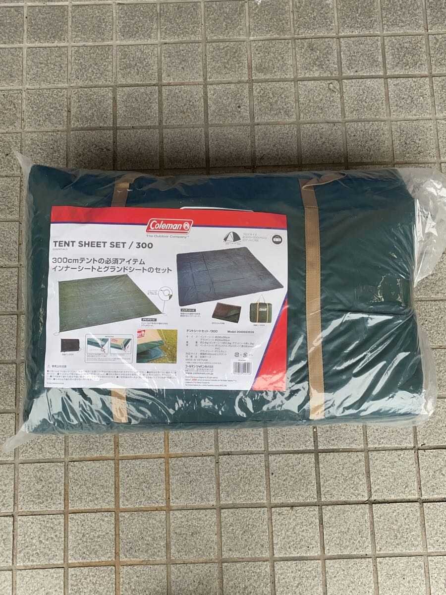 Coleman - 【中古】Coleman◆テントシートセット/300 2000023539/GRN【スポーツ】