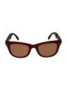 【中古】Ray-Ban◆サングラス/ウェリントン/プラスチック/RED...(4)