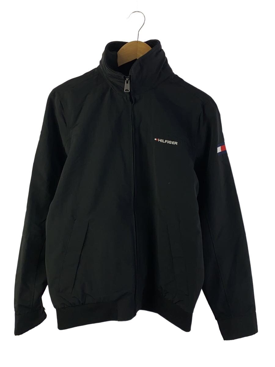 【中古】TOMMY HILFIGER◆ジャケット/S/ナイロン/BLK/無地/0213179【メンズウェア】