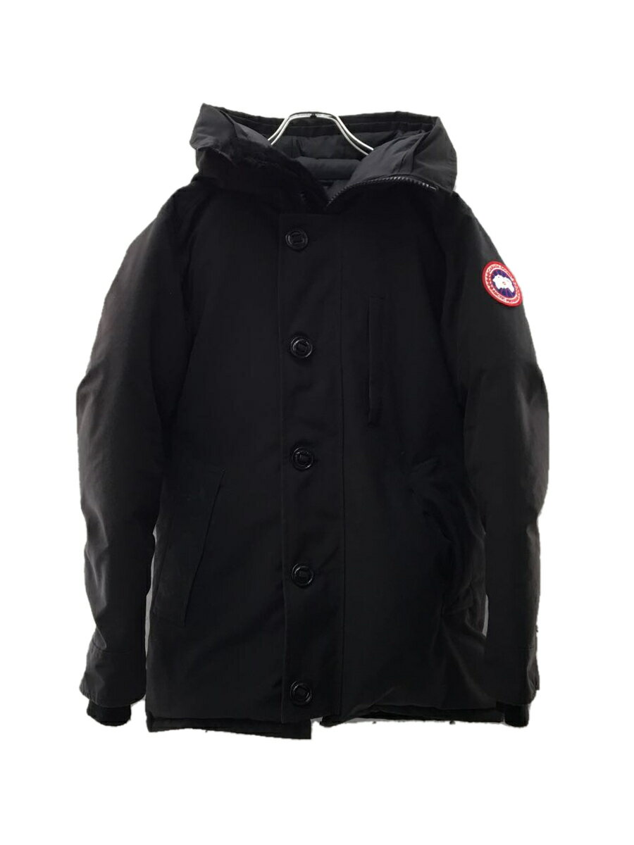 【中古】CANADA GOOSE◆Jasper Parka/XS/ナイロン/ブラック/3438JM/フロント汚れ有/管EF-8014【メンズウェア】