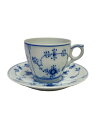 【中古】ROYAL COPENHAGEN◆ロイヤルコペンハーゲン/カップ&ソーサー/1客/ブルーフルーテッド/プレイン/ホワイト【キッチン用品】