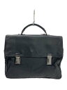 【中古】PRADA◆ブリーフケース/ナイロン/BLK/擦れ、傷、破れ等ダメージ有【バッグ】