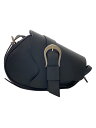 【中古】IUGAMAKARAS/ショルダーバッグ/レザー/BLK/無地【バッグ】(4)