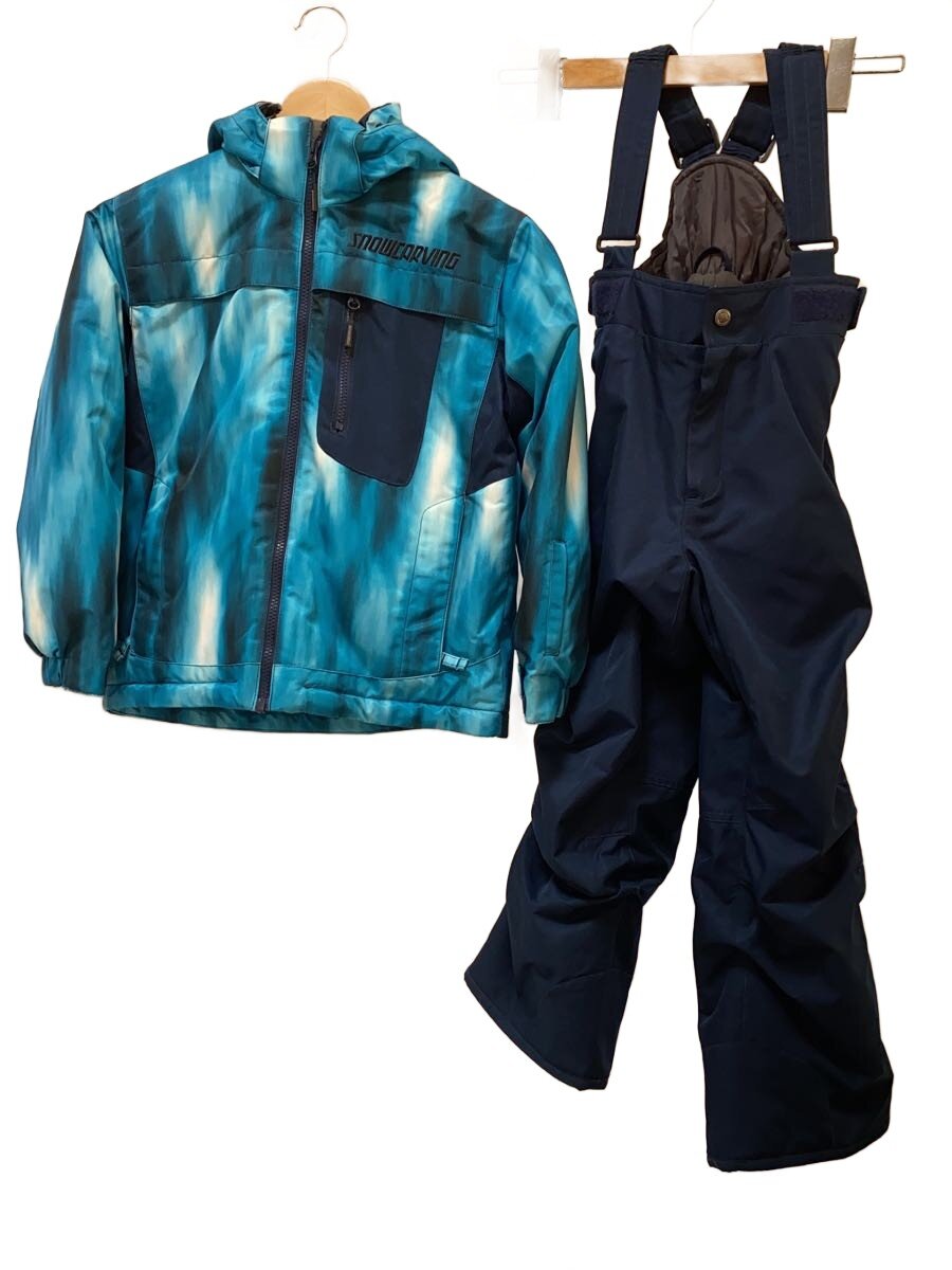 【中古】ウェアー上下セット/--/BLU/サイズ130【スポーツ】