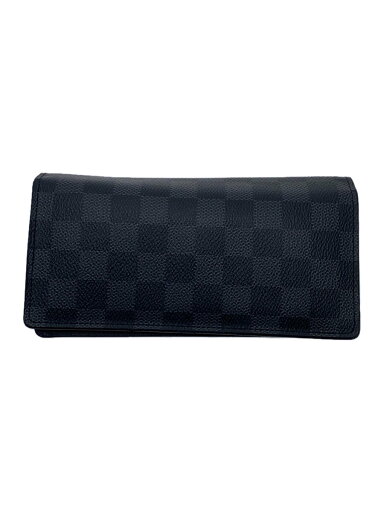 【中古】LOUIS VUITTON◆長財布/レザー/BLK/総柄/メンズ【服飾雑貨他】 【中古】LOUIS VUITTON◆長財布/レザー/BLK/総柄/メンズ【服飾雑貨他】