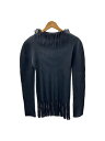 【中古】PLEATS PLEASE ISSEY MIYAKE◆長袖カットソー/4/ポリエステル/PP21-FK003【レディースウェア】