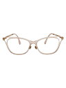【中古】MYKITA◆LITE SESI/メガネ/フォックス/プラスチック/PNK/CLR/レディース【服飾雑貨他】