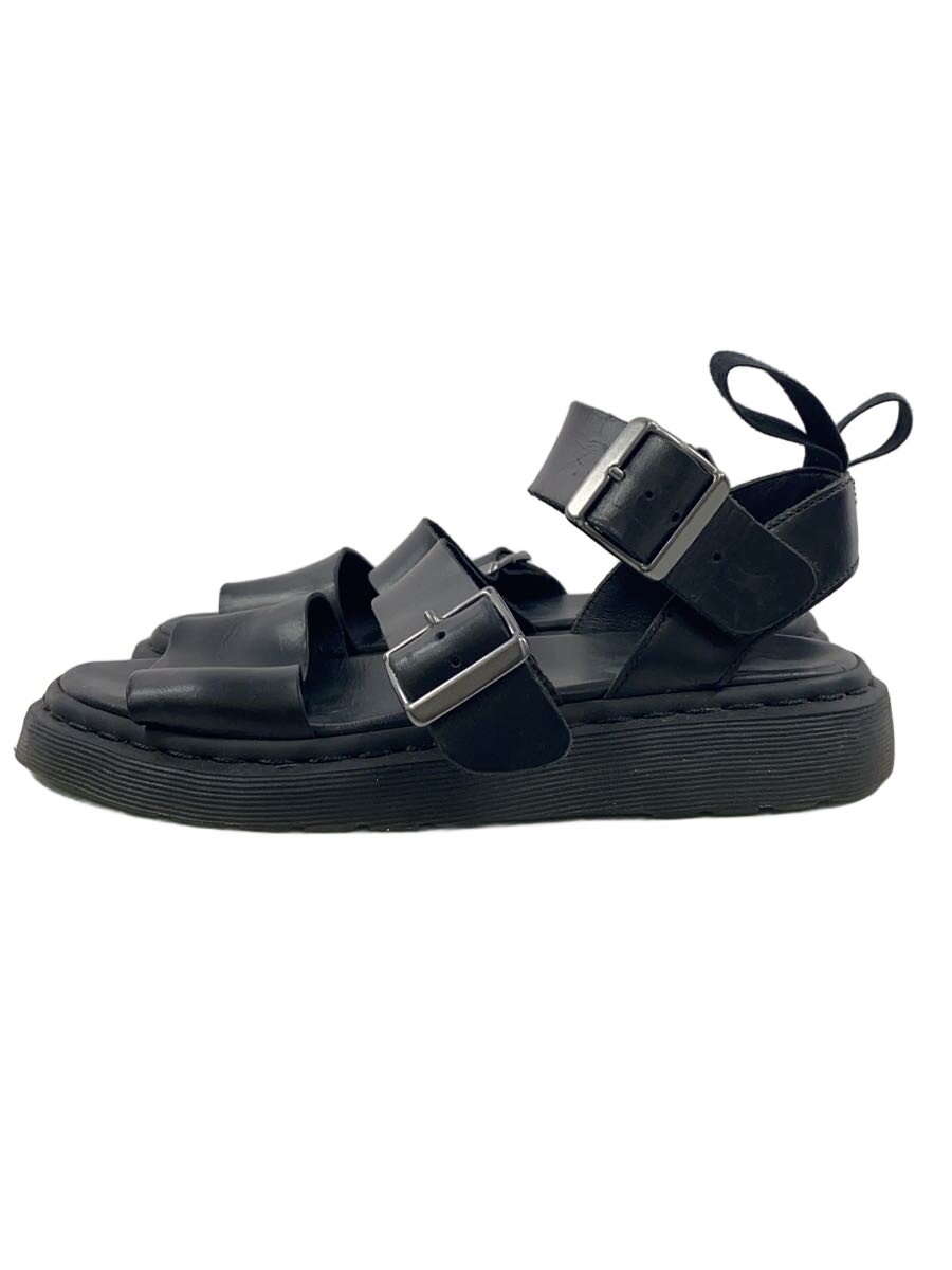 【中古】Dr.Martens◆GRYPHON/グリフォン/ストラップサンダル/US7/BLK/レザー//【シューズ】