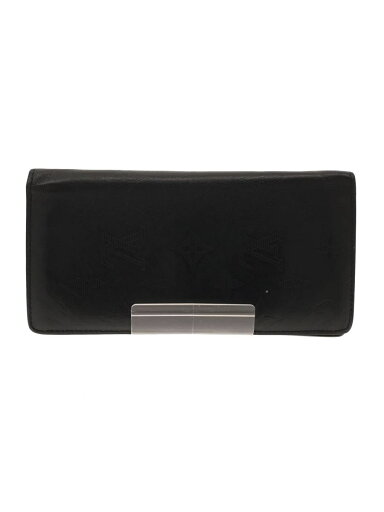 【中古】LOUIS VUITTON◆ポルト・フォイユ・ブラザ_モノグラム・シャドウ_BLK/牛革/BLK/メンズ【服飾雑貨他】 【中古】LOUIS VUITTON◆ポルト・フォイユ・ブラザ_モノグラム・シャドウ_BLK/牛革/BLK/メンズ【服飾雑貨他】