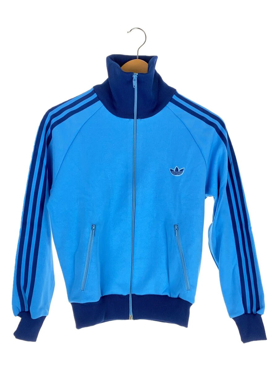 【中古】adidas◆ジャケット/0/ポリエステル/BLU/ADS-4F【メンズウェア】