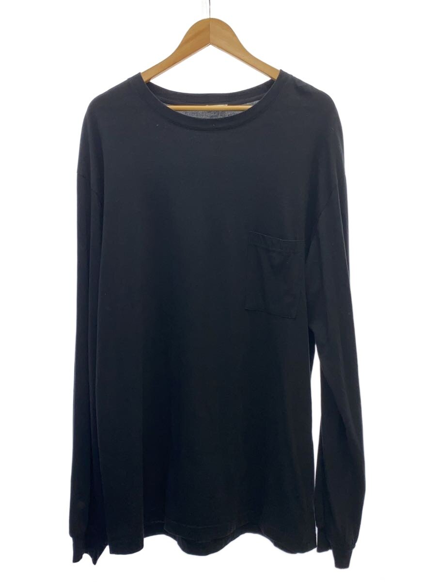 Blanc YM◆長袖Tシャツ/S/コットン/BLK//