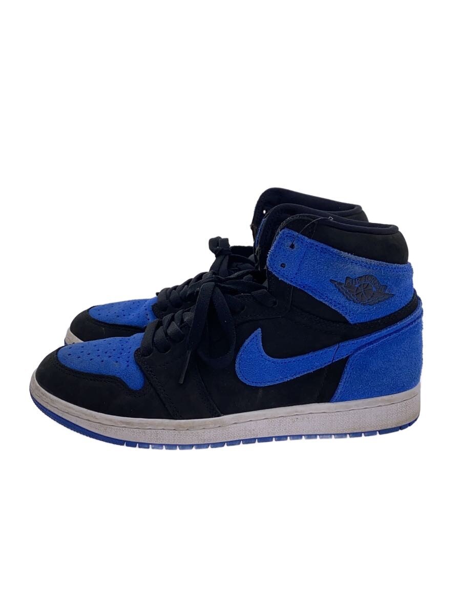 Men'S Shoes - 【中古】NIKE◆AIR JORDAN 1 RETRO HIGH OG_エアジョーダン1 レトロ ハイ OG/26cm/BLU/スウェ【シューズ】