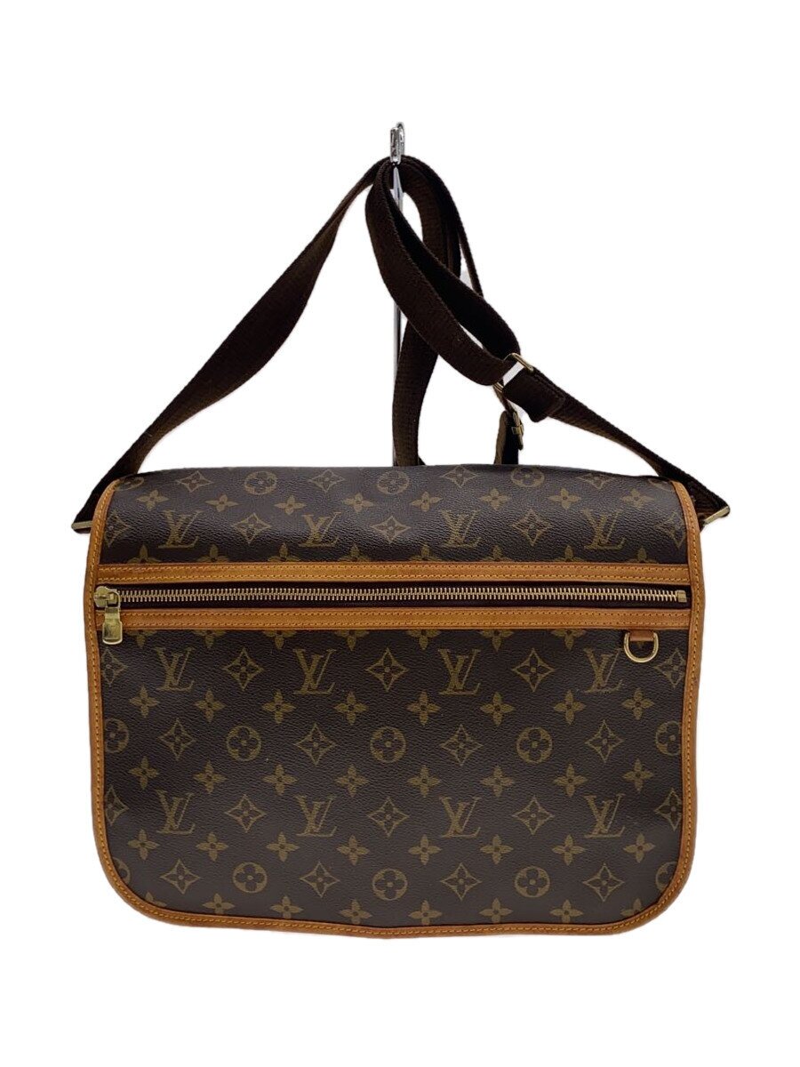 【中古】LOUIS VUITTON◆メッセンジャーGM・ボスフォール_モノグラム・キャンバス_BRW/PVC/ブラウン/M40105【バッグ】