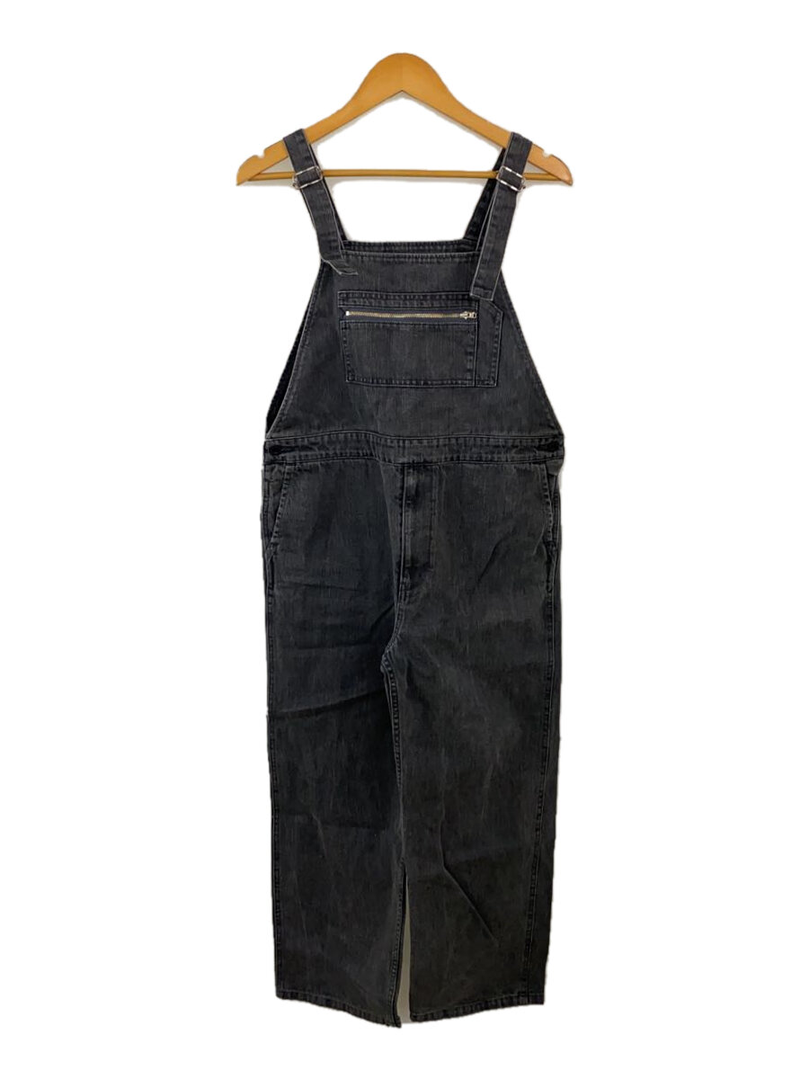【中古】DANTON◆オーバーオール/36/コットン/BLK/DT-E0032【レディースウェア】