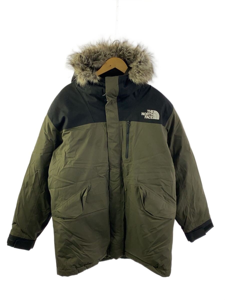 【中古】THE NORTH FACE◆20AW/Bedford Down Parka/ダウンジャケット/XL/ナイロン/KHK/NF0A52BF【メンズウェア】