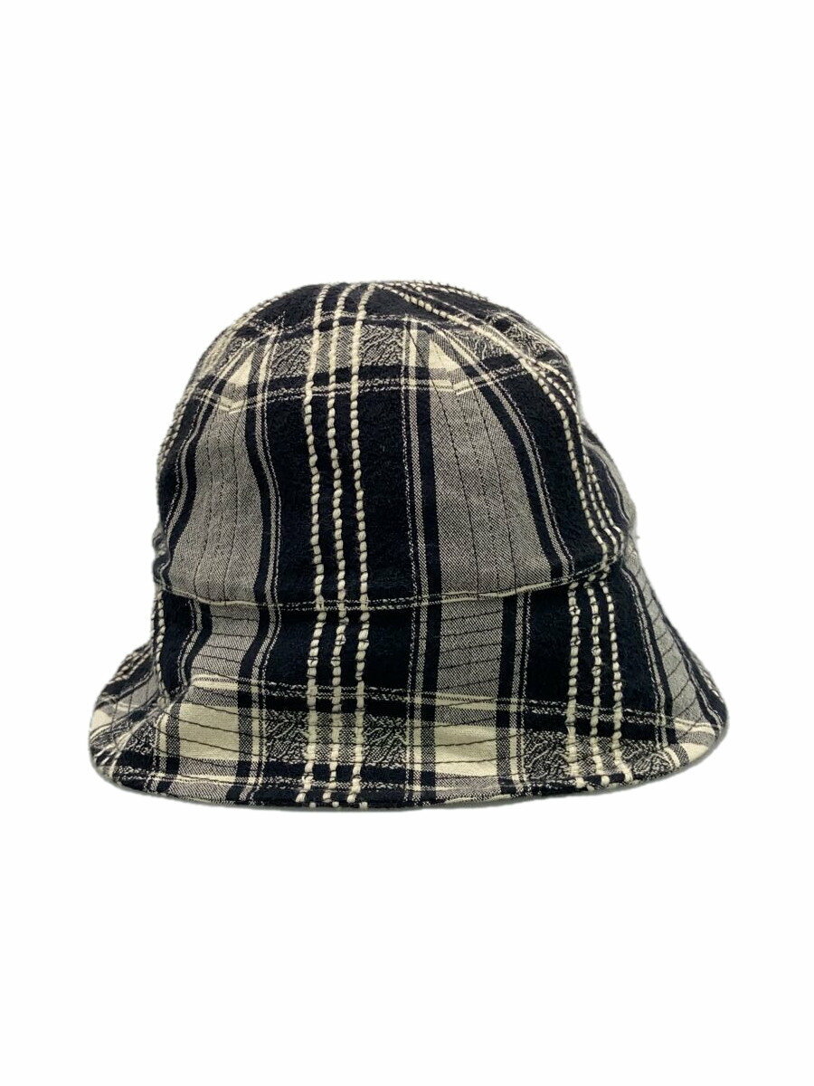 【中古】COOTIE◆21SS/Jacquard Check Ball Hat/バケットハット/M/コットン/BLK/チェック/メンズ【服飾雑貨他】