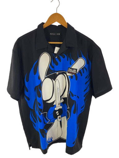 【中古】FULL-BK◆アロハシャツ/--/ポリエステル/BLK/無地/90864546【メンズウェア】 【中古】FULL-BK◆アロハシャツ/--/ポリエステル/BLK/無地/90864546【メンズウェア】