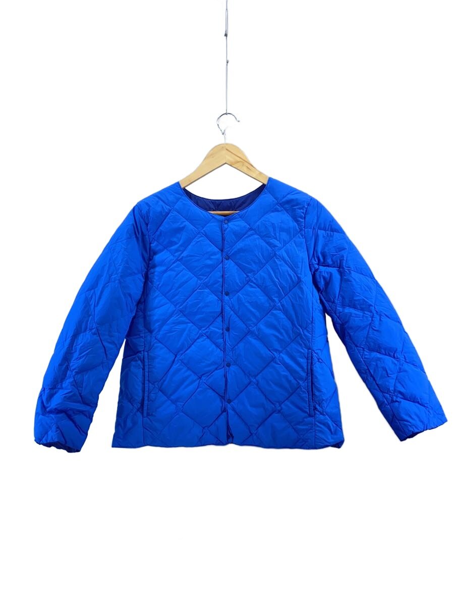 【中古】NATURAL LAUNDRY◆ダウンジャケット/3/ナイロン/IDG/無地/7235J-002【メンズウェア】