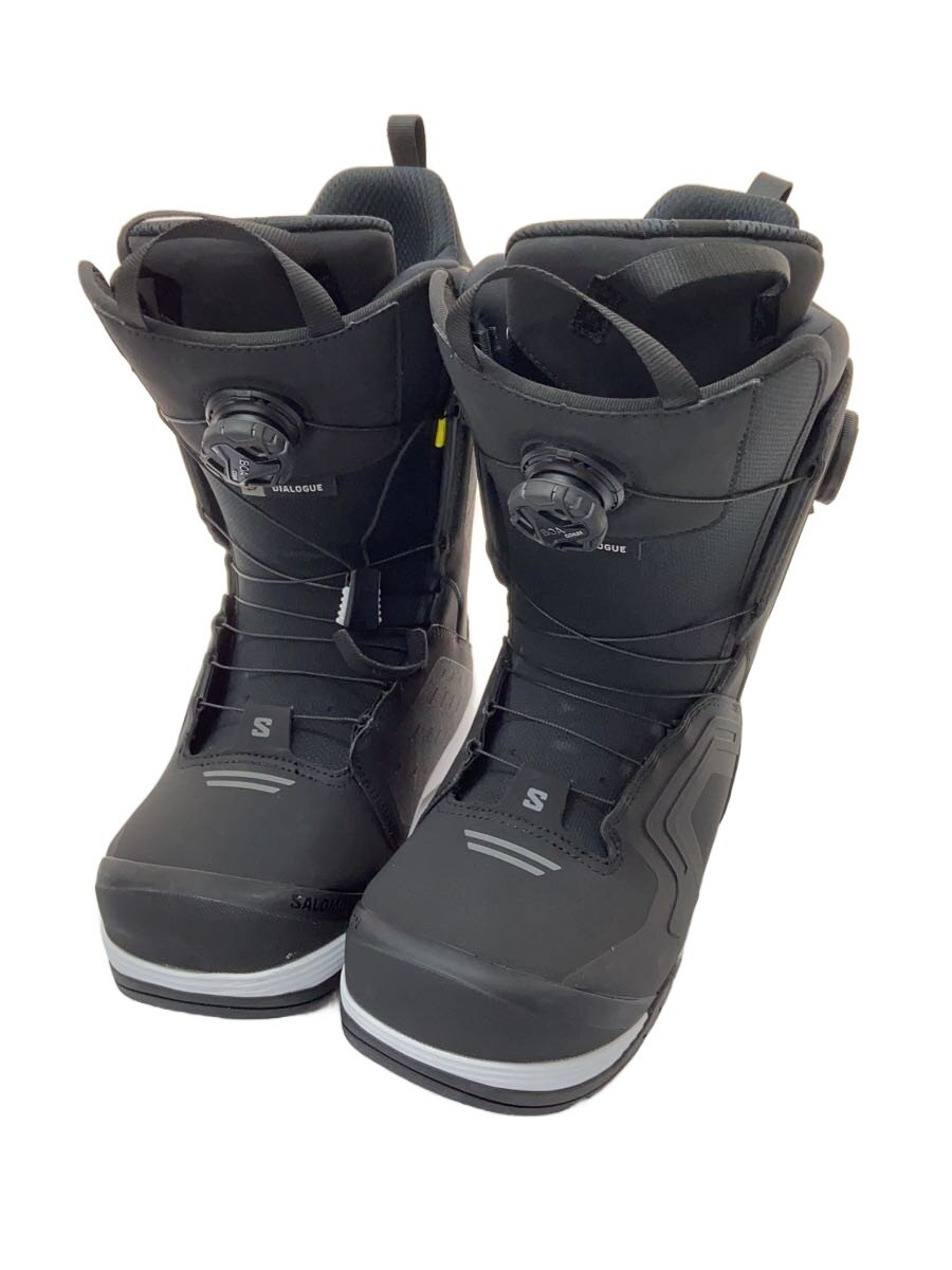 【中古】salomon◆スノーボードブーツ/26.5cm/BOA/BLK/471781【スポーツ】