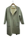 【中古】Demi-Luxe BEAMS◆17AW/リバーシブルコート/36/ウール/68-19-0140-152【レディースウェア】