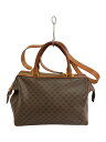 【中古】CELINE◆マカダム/2way/ボストンバッグ/--/BRW/総柄【バッグ】