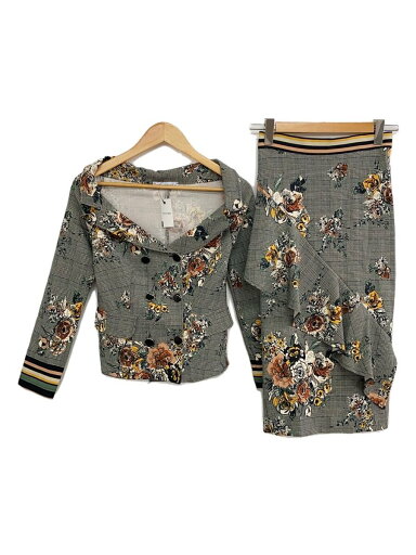 【中古】RINASCIMENTO◆セットアップ/XS/ポリエステル/GRY【レディースウェア】 【中古】RINASCIMENTO◆セットアップ/XS/ポリエステル/GRY【レディースウェア】