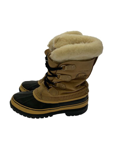 【中古】SOREL◆CARIBOU/MADE IN CANADA/ブーツ/US7/CML/レザー【シューズ】 【中古】SOREL◆CARIBOU/MADE IN CANADA/ブーツ/US7/CML/レザー【シューズ】