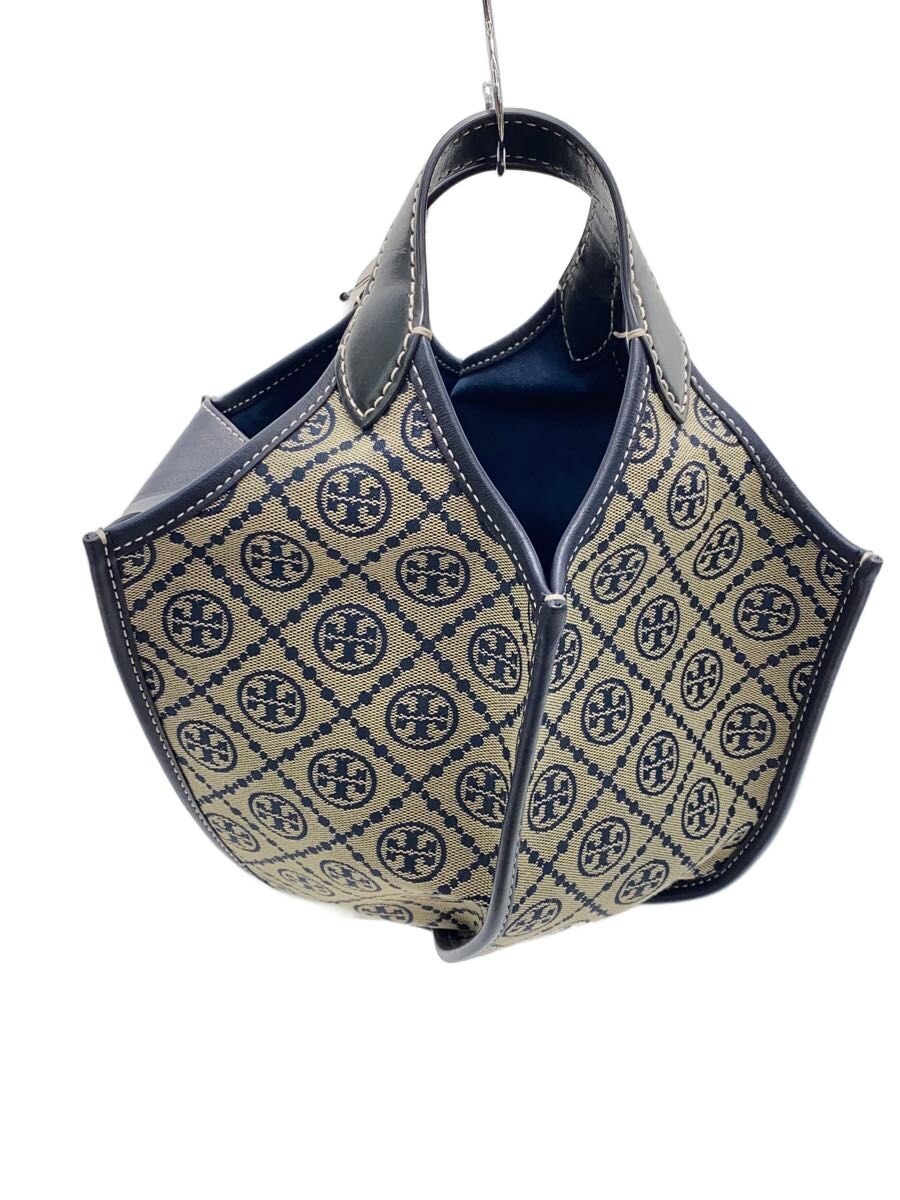 C, G, K - 【中古】TORY BURCH◆ハンドバッグ/--/NVY/総柄//【バッグ】