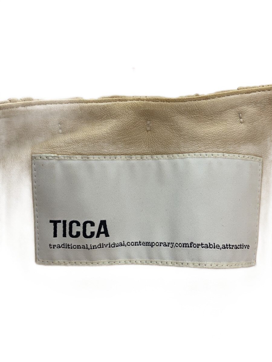 【中古】TICCA◆レザージャケット・ブルゾン/2/羊革/BEG/TBBS-181【レディースウェア】 jumblestore-37958634 2nd STREET 楽天市場店 サンプル画像3