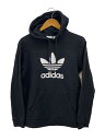【中古】adidas◆パーカー/--/コットン/BLK【メンズウェア】