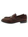 【中古】Corneliani◆ローファー/UK11.5/BRW/スウェード【シューズ】