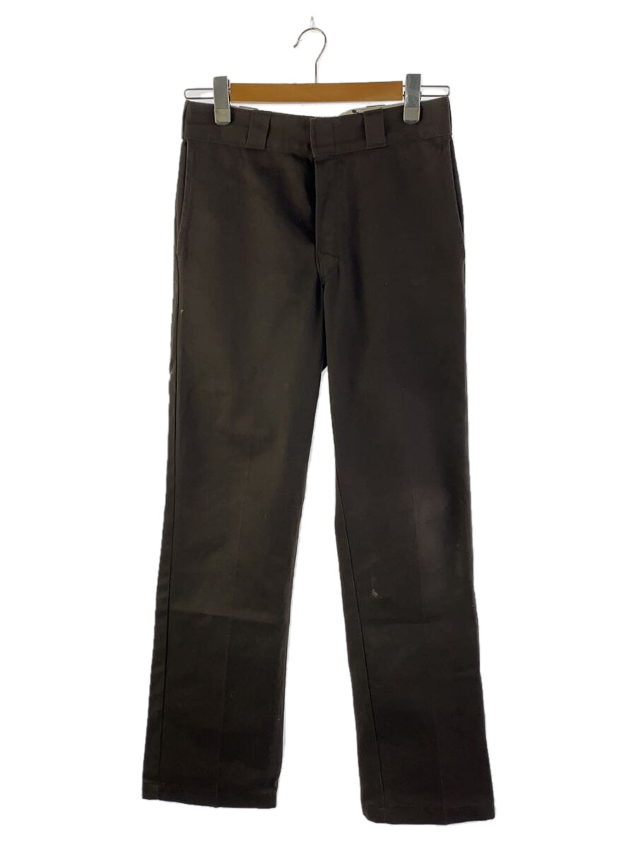 【中古】DICKIES◆ボトム/--/ポリエステル/BRW【メンズウェア】