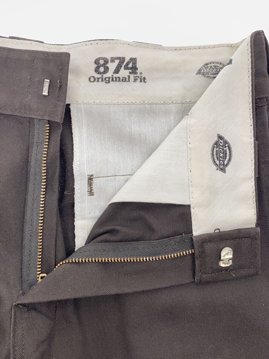 【中古】DICKIES◆ボトム/--/ポリエステル/BRW【メンズウェア】