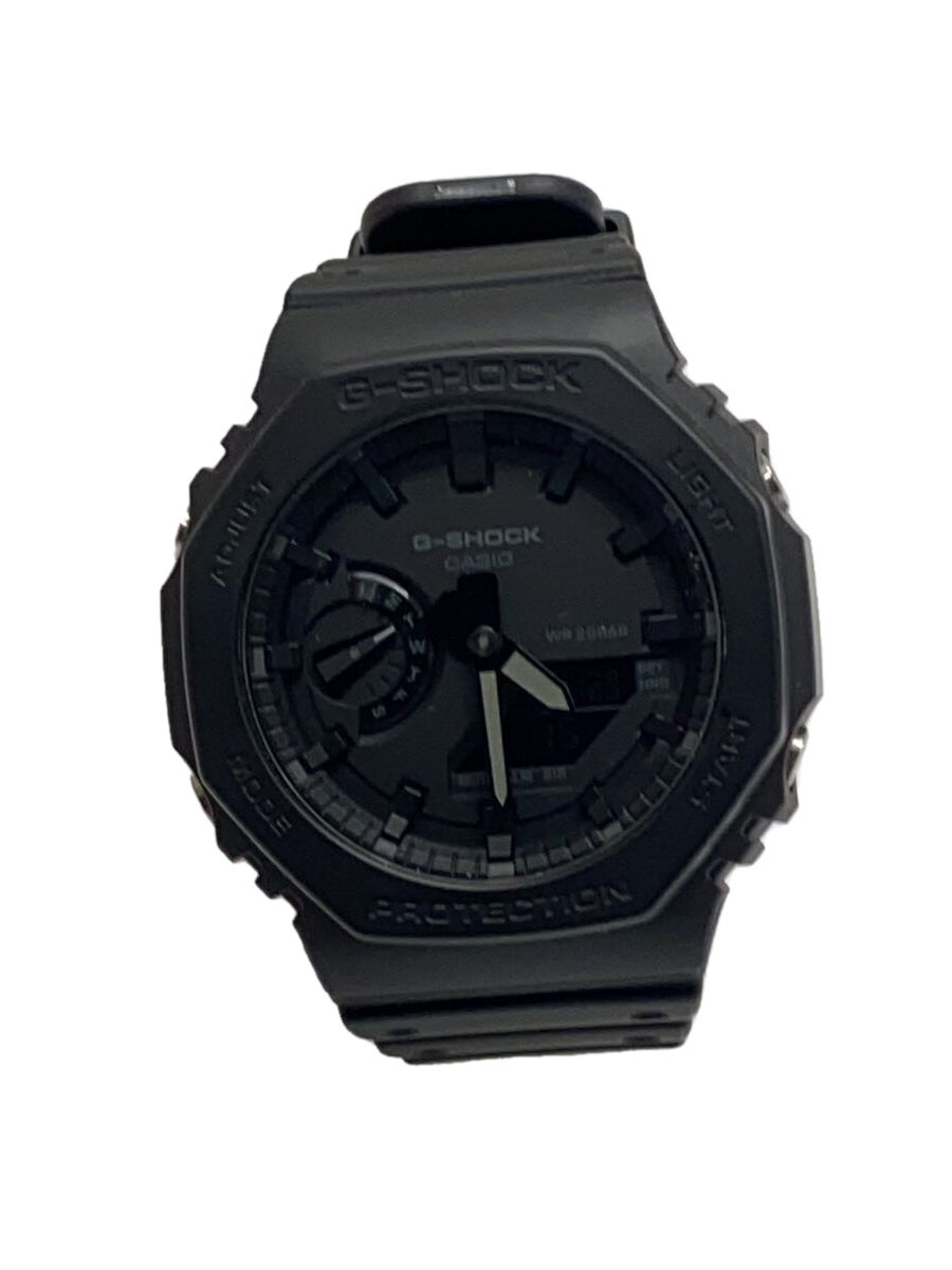 【中古】CASIO◆クォーツ腕時計・G-SHOCK/デジアナ/BLK/BLK【服飾雑貨他】
