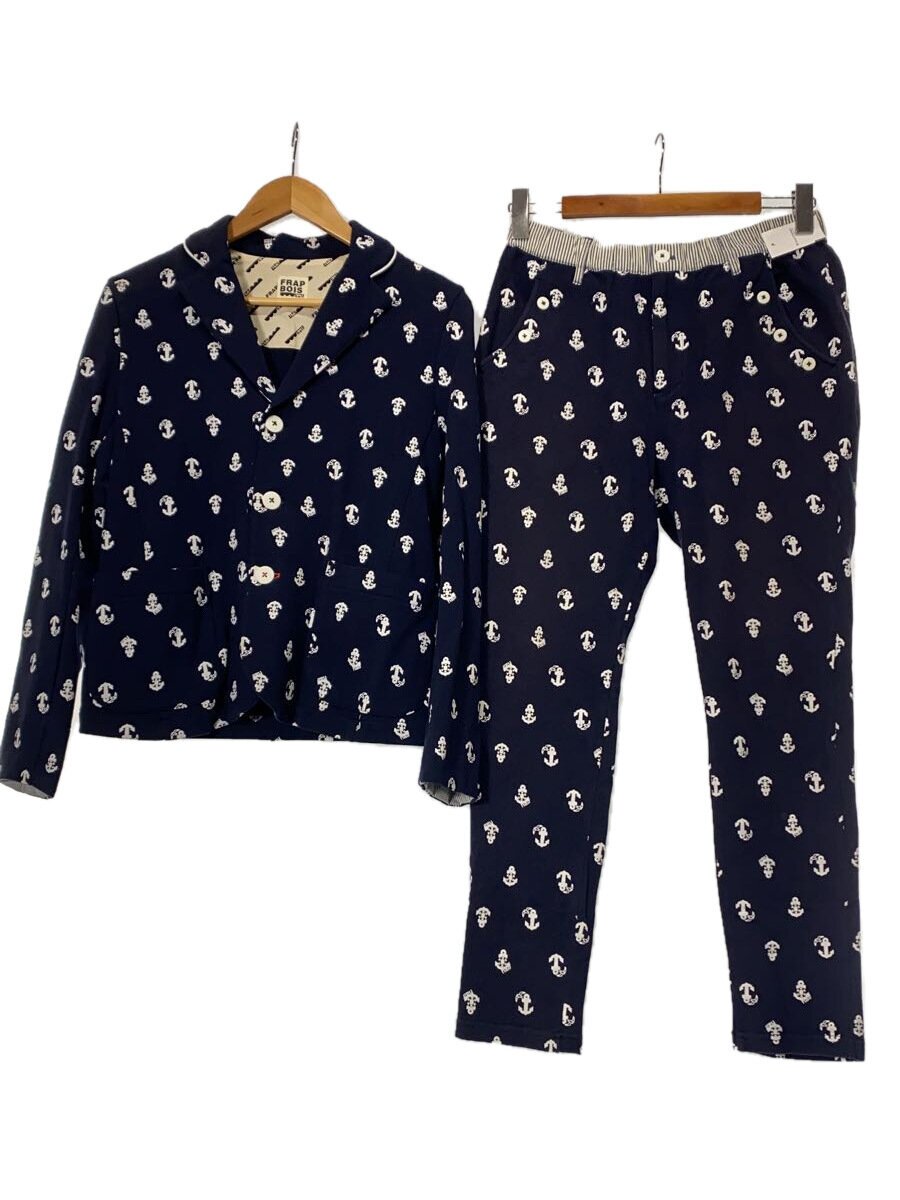 【中古】FRAPBOIS◆セットアップ/1/コットン/NVY/B1541XUJ712//【メンズウェア】