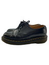 【中古】Dr.Martens◆3EYE GIBSON SHOE/3ホールシューズ/UK4/BLK/傷・ソール減り【シューズ】(4)
