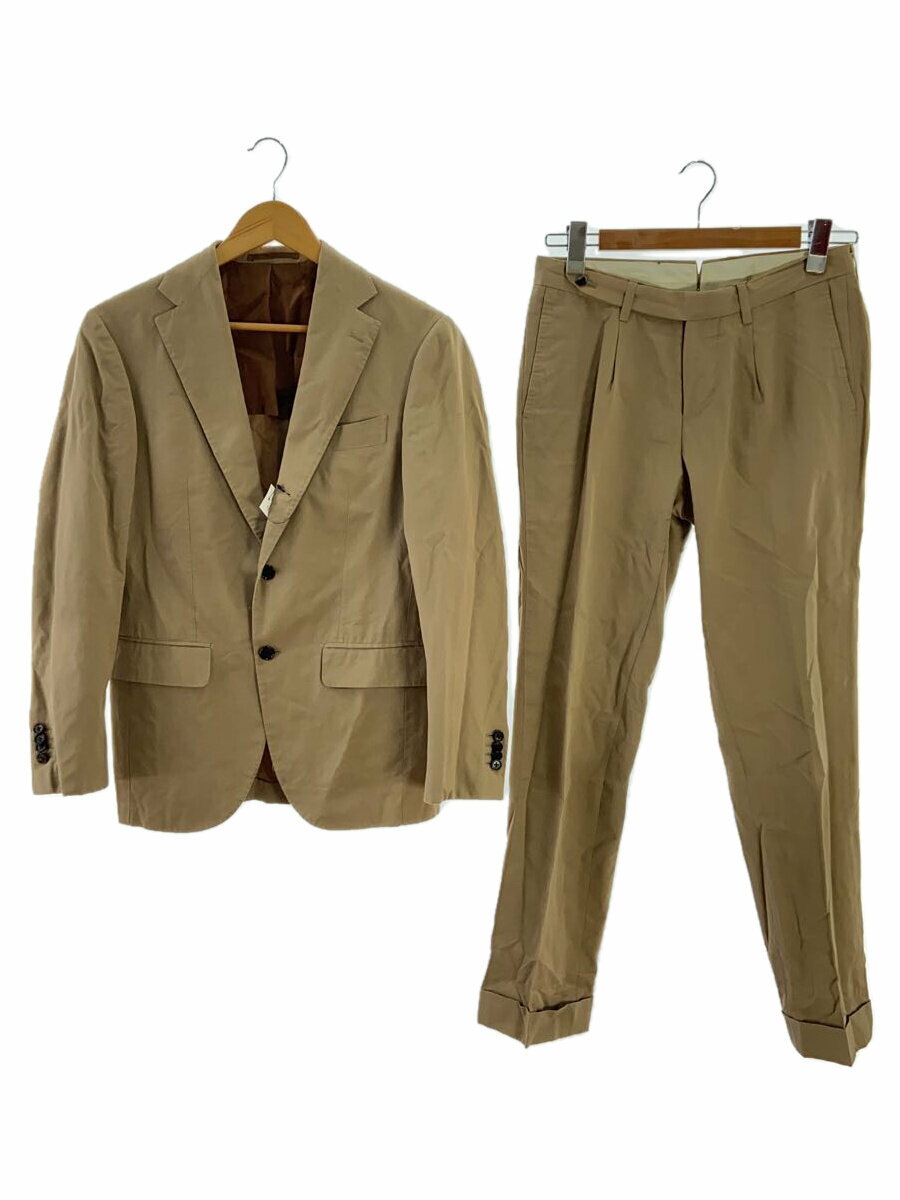 【中古】BRILLA per il gusto◆内側ヨゴレ有ミックスファブリックメランジセットアップ/44/ナイロン/BEG/24-17-0491-015【メンズウェア】