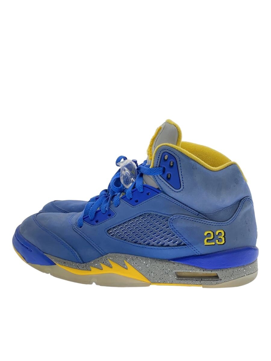 NIKE◆AIR JORDAN 5 LANEY JSP/エアジョーダン/ブルー/CD2720-400/28.5cm/BLU