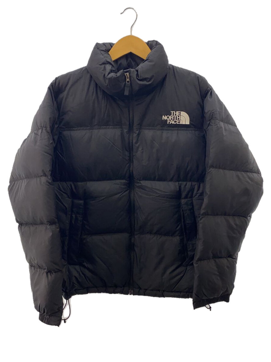 【中古】THE NORTH FACE◆NUPTSE JACKET_ヌプシジャケット/L/ナイロン/BLK【メンズウェア】