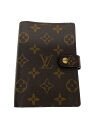 【中古】LOUIS VUITTON◆アジェンダPM_モノグラム_BRW/レザー/BRW/レディース【服飾雑貨他】